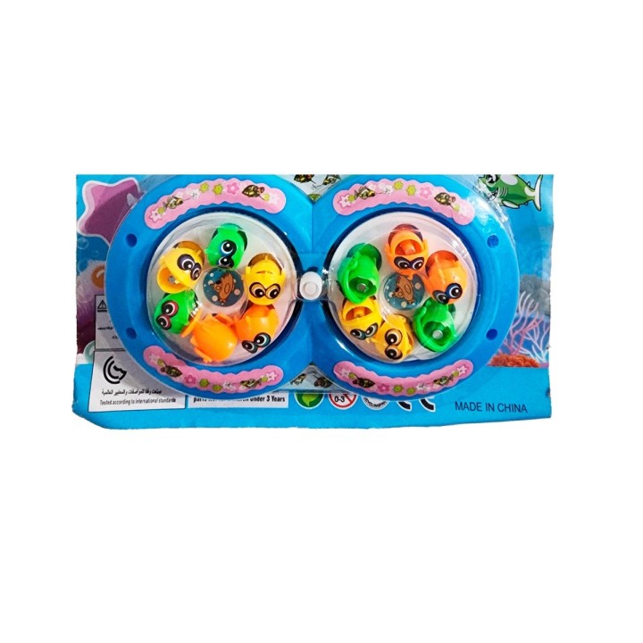 Juego De Pesca Iman Juguete Giratorio Infantil Ovalado