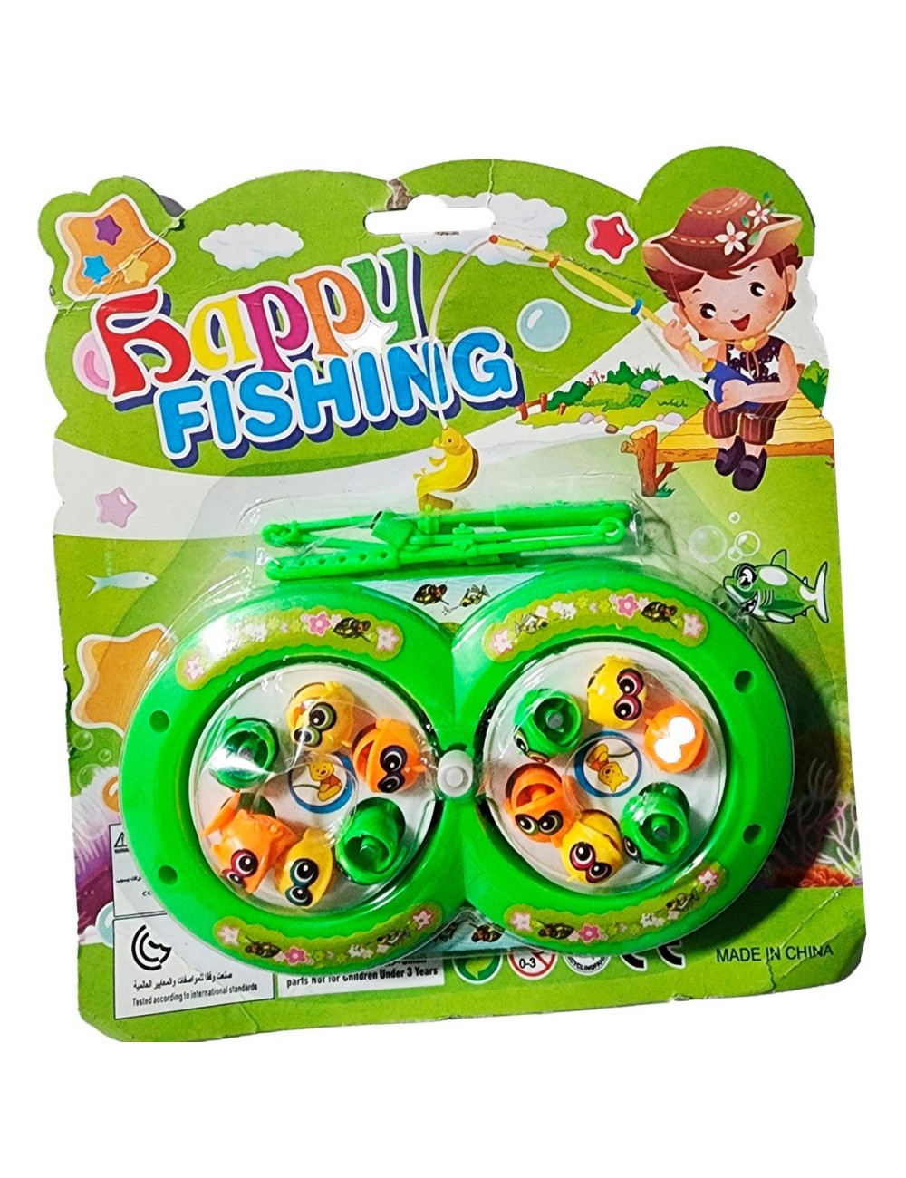 Juego De Pesca Iman Juguete Giratorio Infantil Ovalado