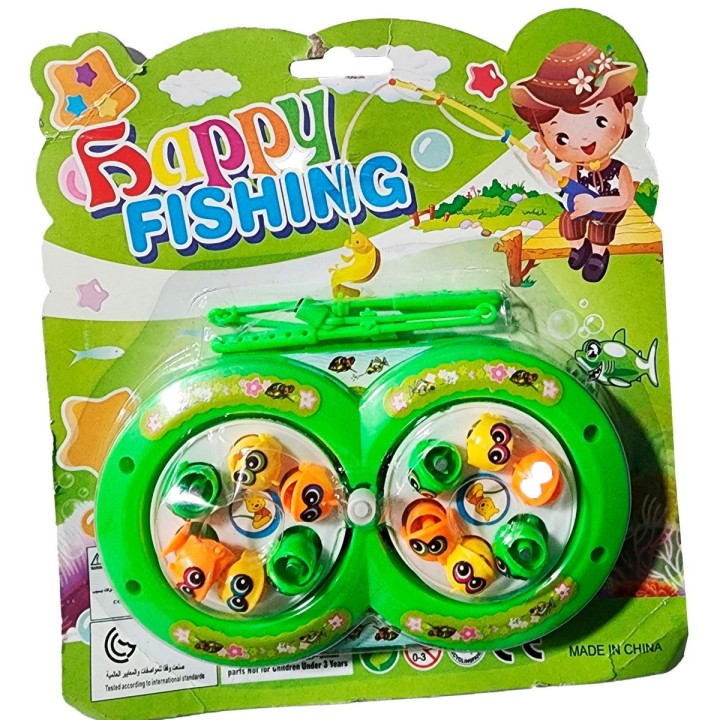 Juego De Pesca Iman Juguete Giratorio Infantil Ovalado