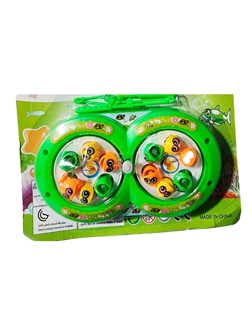 Juego De Pesca Iman Juguete Giratorio Infantil Ovalado