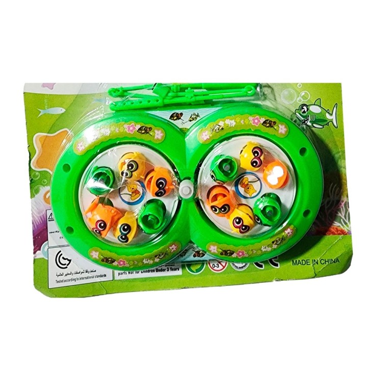 Juego De Pesca Iman Juguete Giratorio Infantil Ovalado