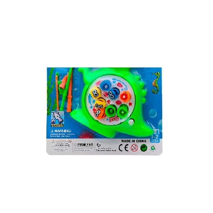 Juego De Pesca Iman Juguete Giratorio Infantil Dinosaurio