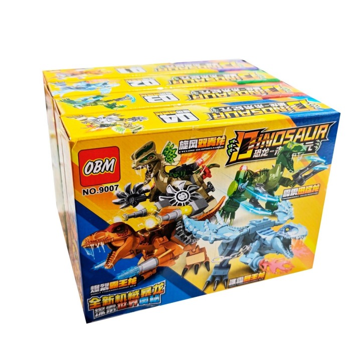 Dinosaurio Robots X 4 Juguete Armable Armatodo Construcción