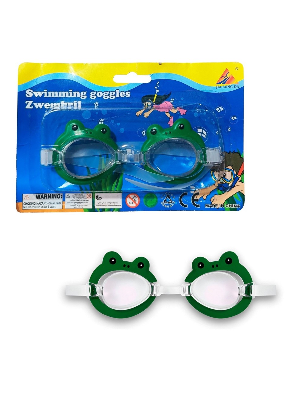 Gafas De Natacion Rana Niños Swimming Deportes
