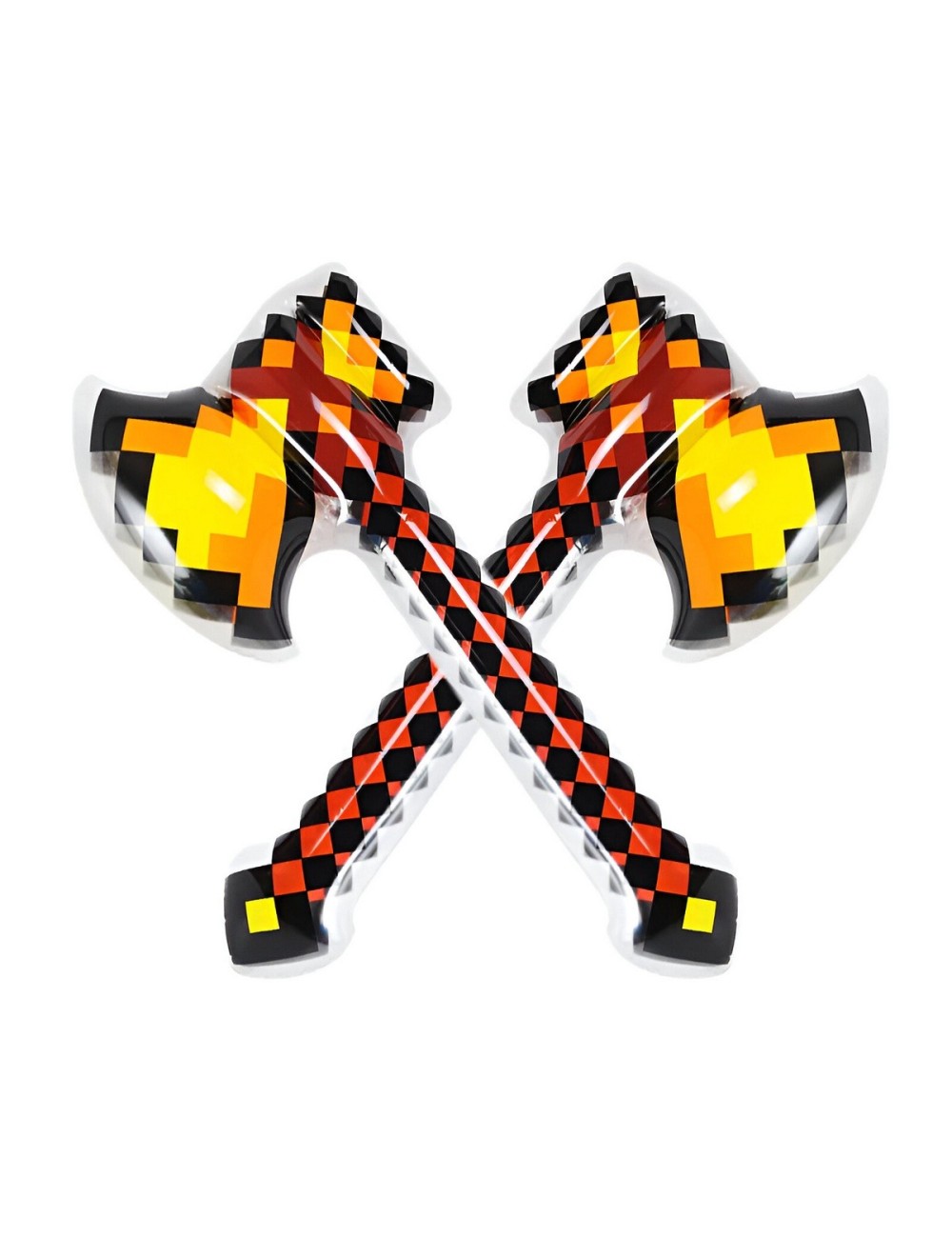 Hacha Minecraft De Diamante 67 Cm Inflable Juguete Niños