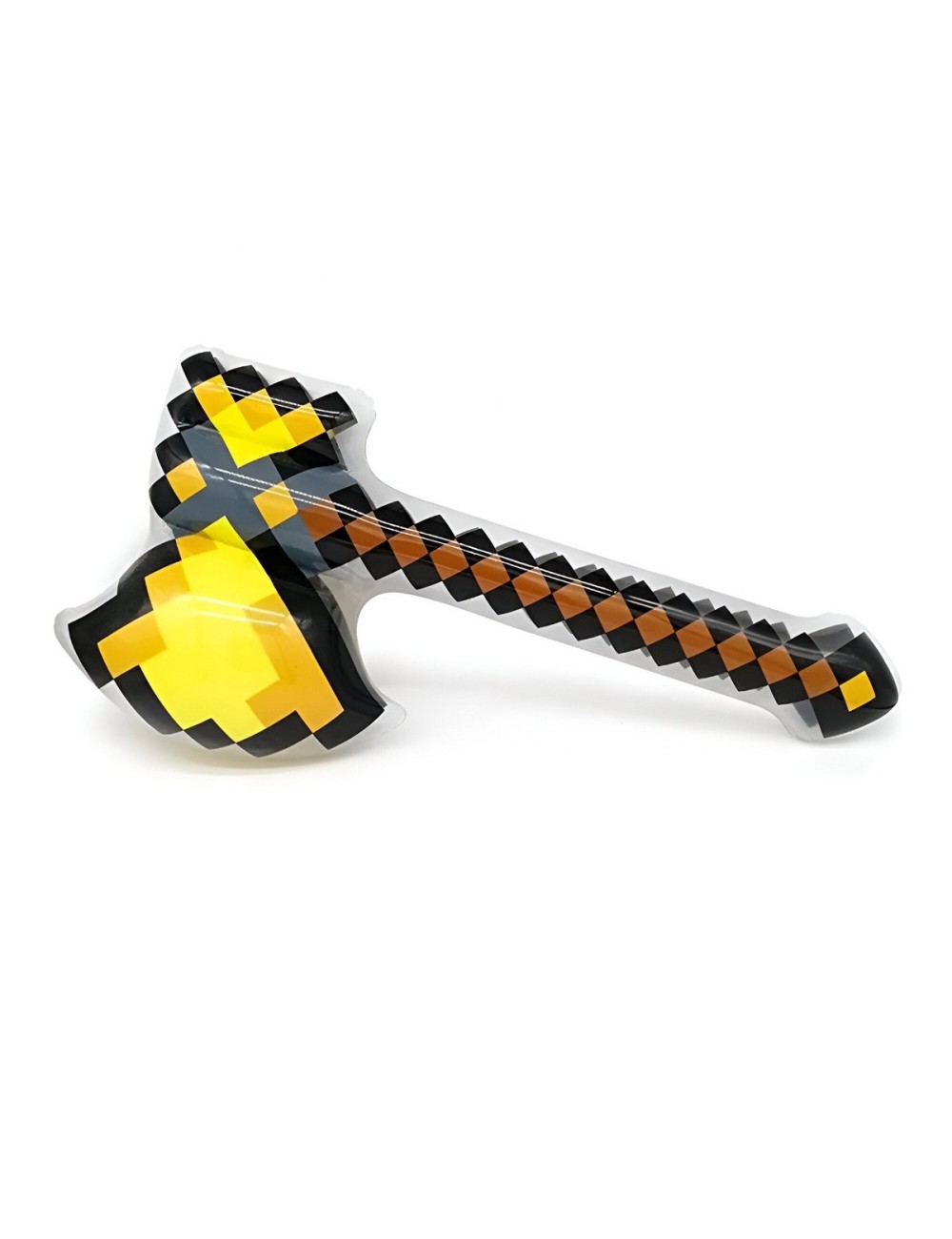 Hacha Minecraft De Diamante 67 Cm Inflable Juguete Niños