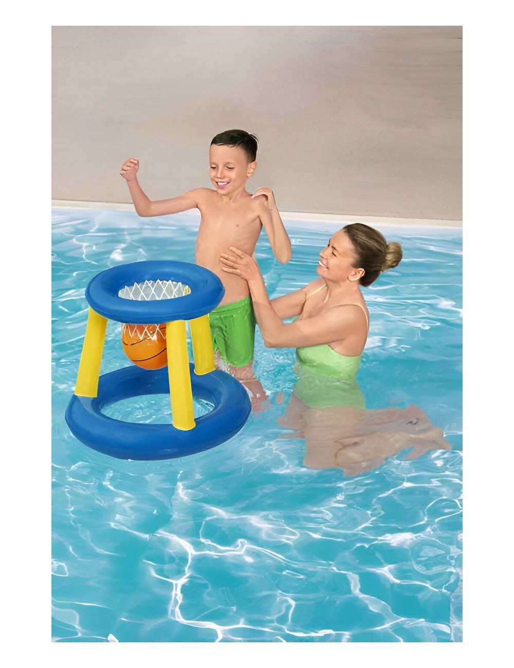 Juego Inflable De Basquet Pileta Bestway 52418 Deporte Agua