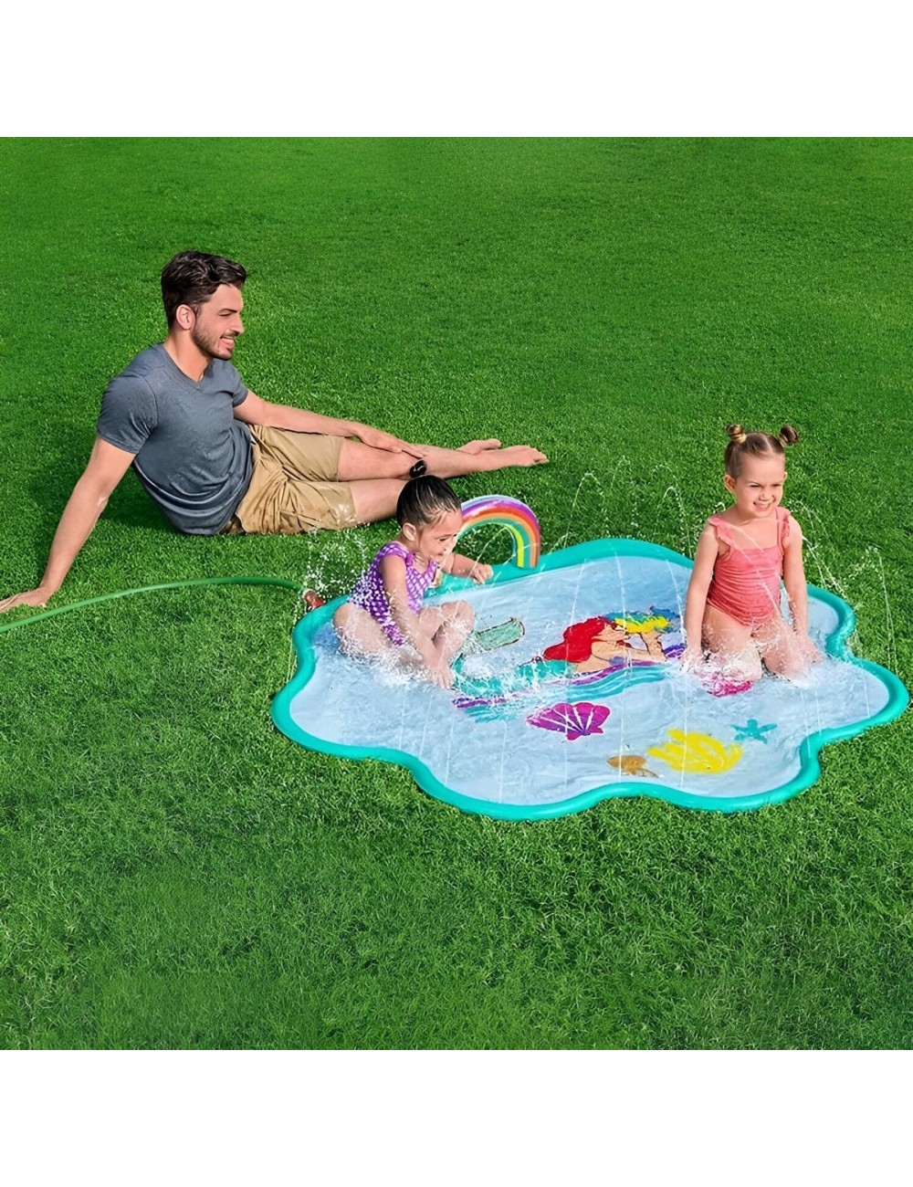 Parque Acuático La Sirenita Ariel 1.63x1.45m - Bestway