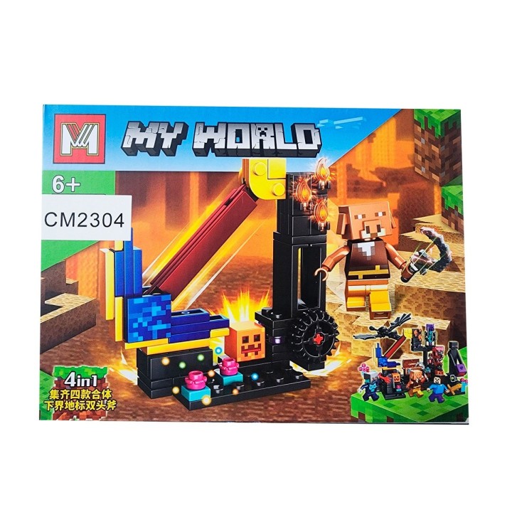 Personajes Minecraft Juguete Armable Armatodo Construcción