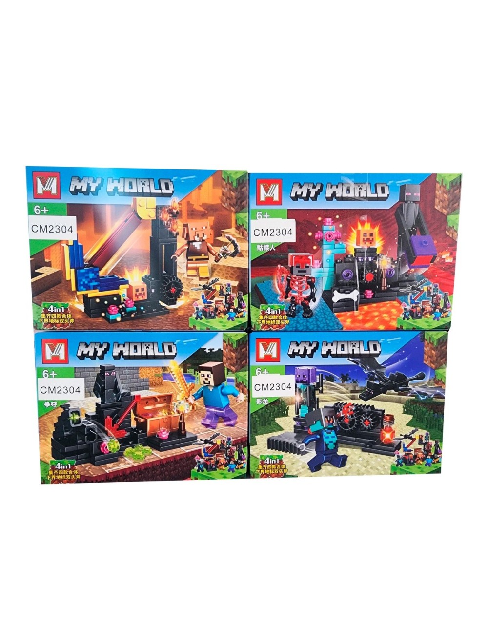 Personajes Minecraft Juguete Armable Armatodo Construcción