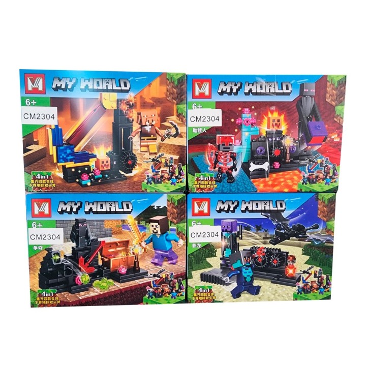 Personajes Minecraft Juguete Armable Armatodo Construcción