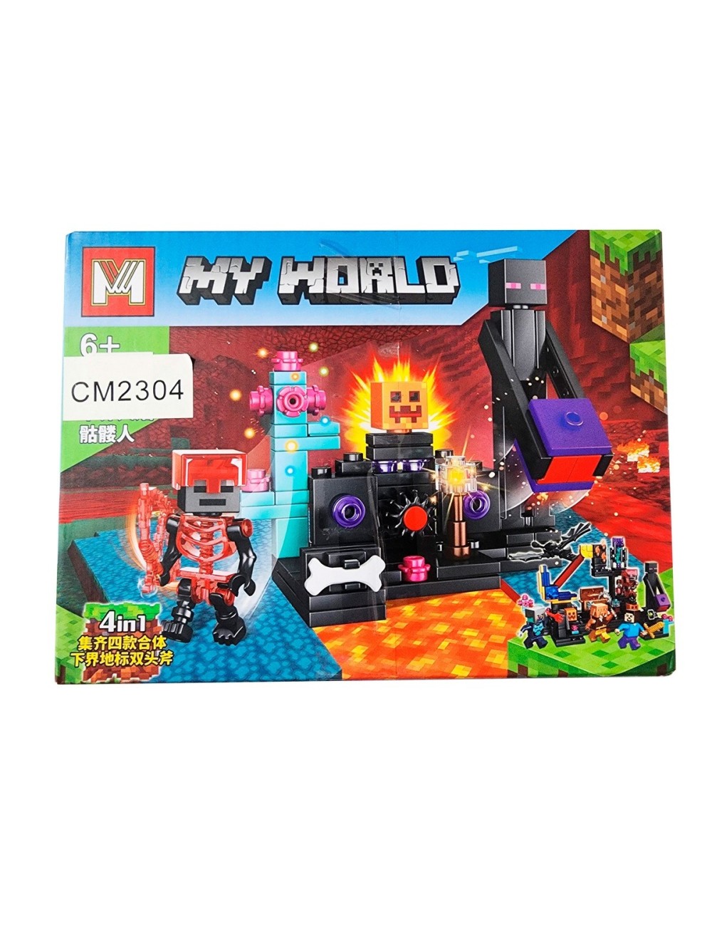 Personajes Minecraft Juguete Armable Armatodo Construcción
