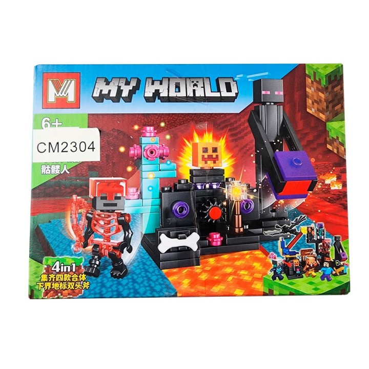 Personajes Minecraft Juguete Armable Armatodo Construcción