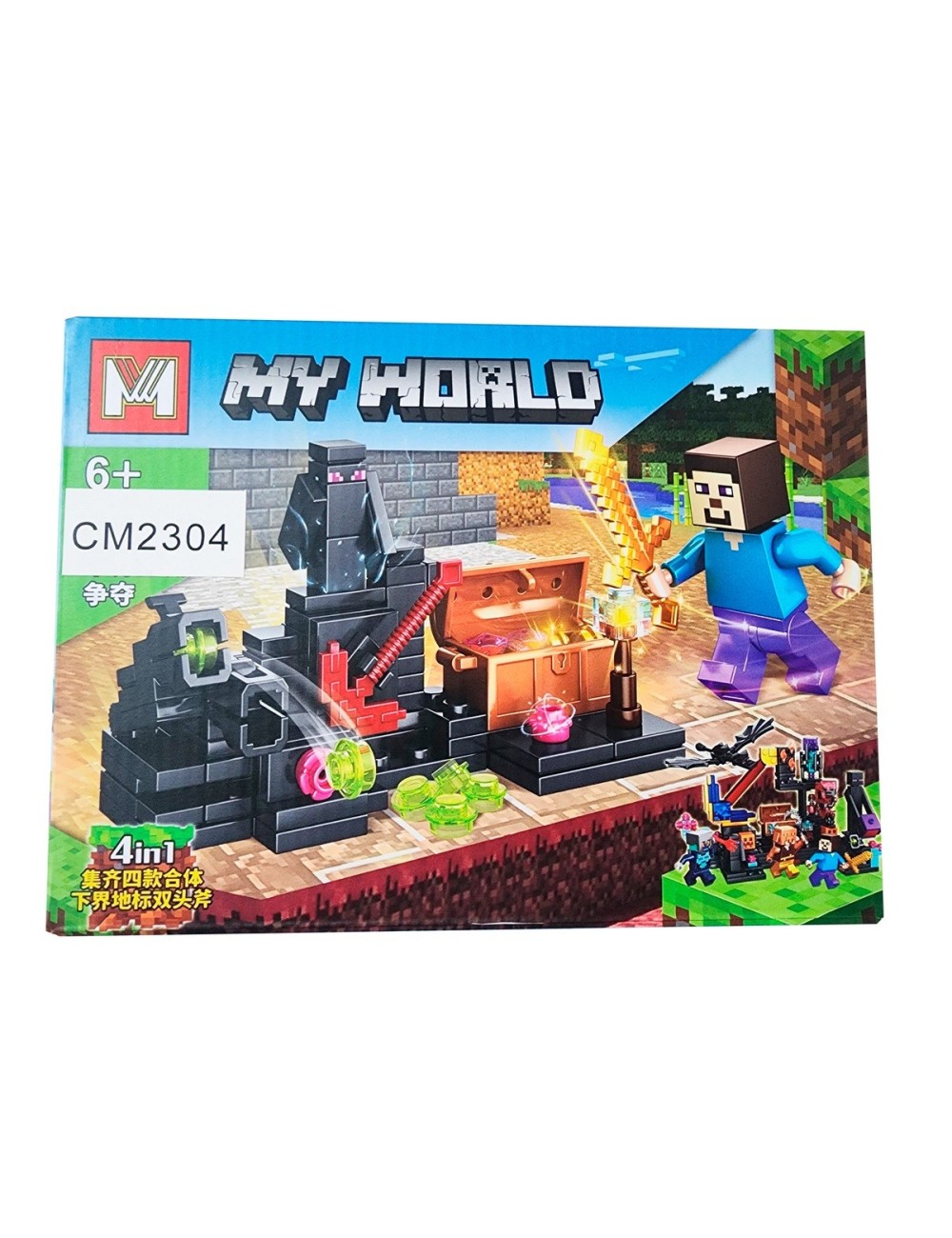 Personajes Minecraft Juguete Armable Armatodo Construcción
