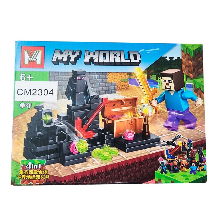 Personajes Minecraft Juguete Armable Armatodo Construcción