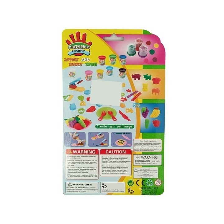 Set / Kit Figura Animales Fruta Estrella Plastilina Juguete