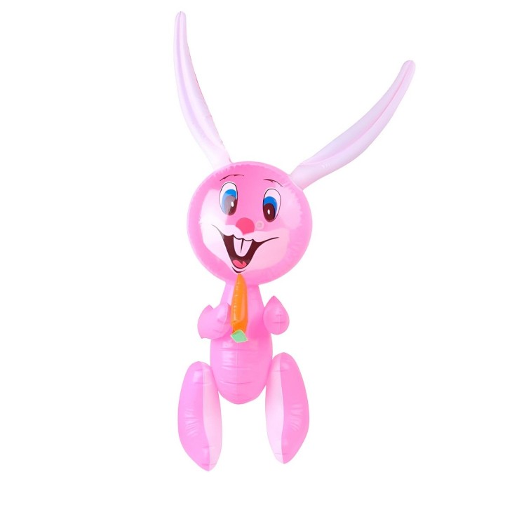 Conejo Bunny Zanahoria Inflable Niños Juguete Adultos