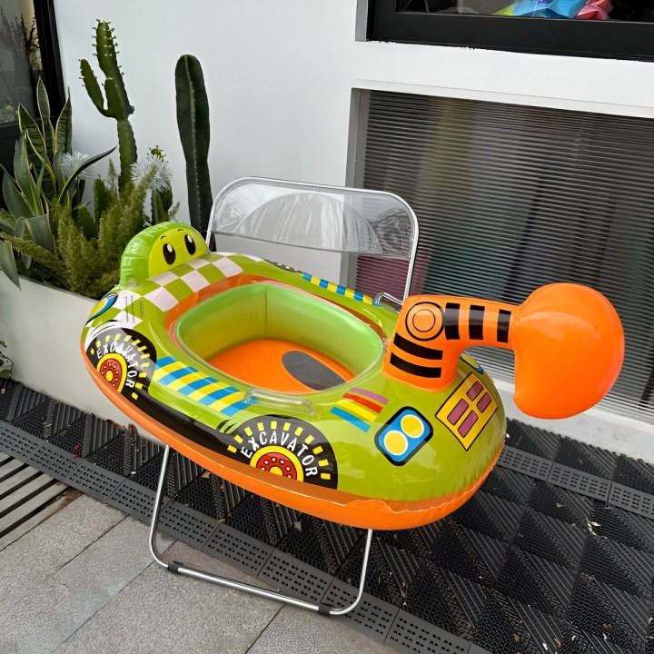Flotador Bote Lancha Grua Camion Niños Unisex