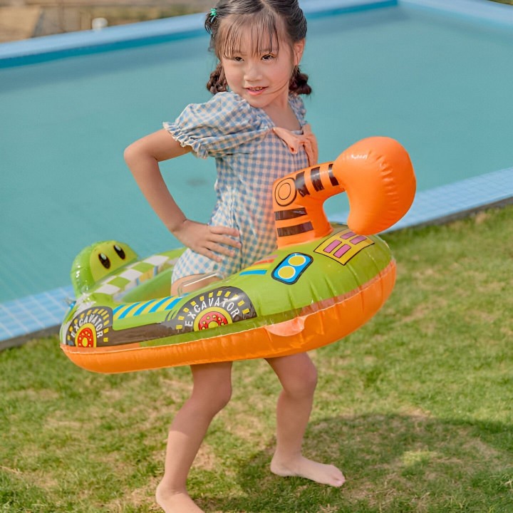 Flotador Bote Lancha Grua Camion Niños Unisex
