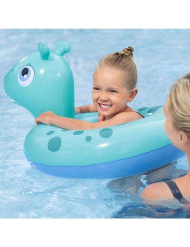 Inflable Asiento Hipopotamo Bestway 36464 Flotador Bebe