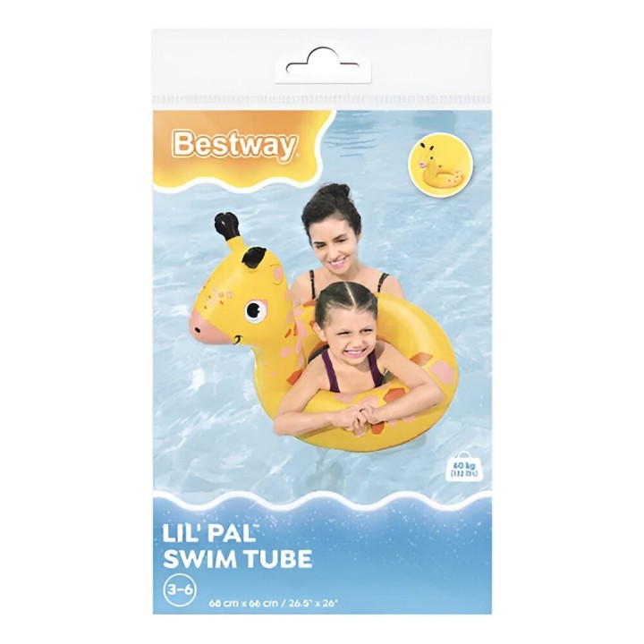 Inflable Asiento Jirafa Bestway 36464 Flotador Bebe