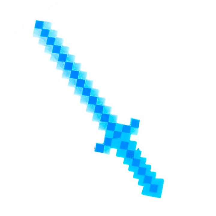 Juguete Espada Minecraft Grande Diamante Niños Led Sonido