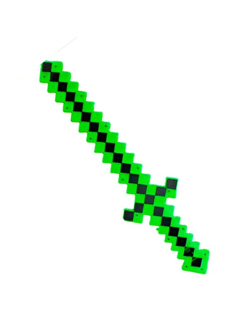 Juguete Espada Minecraft Grande Diamante Niños Led Sonido