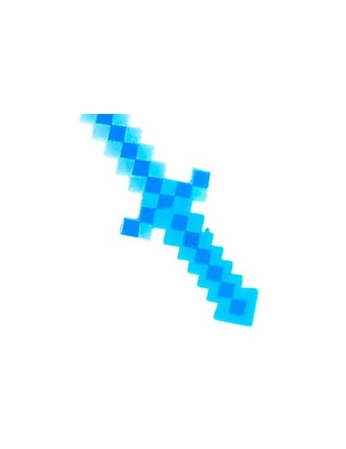 Juguete Espada Minecraft Grande Diamante Niños Led Sonido