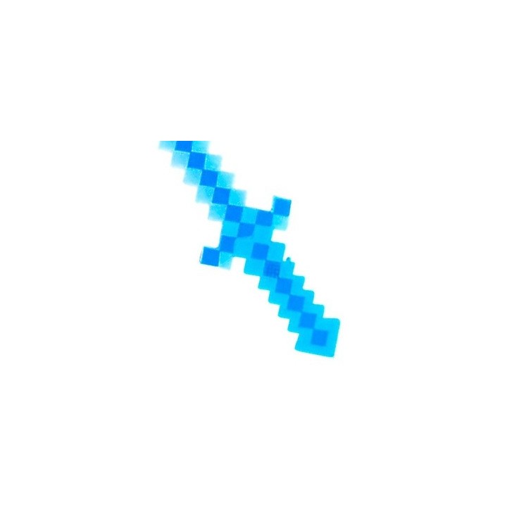 Juguete Espada Minecraft Grande Diamante Niños Led Sonido