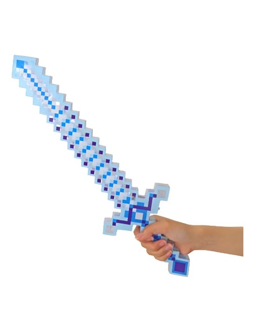 Juguete Espada Minecraft Diamante Niños Led Sonido