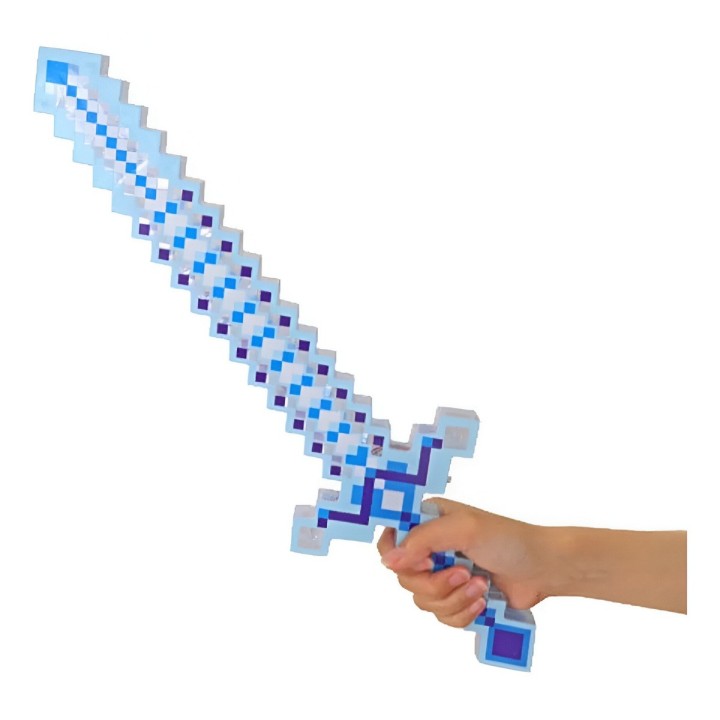 Juguete Espada Minecraft Diamante Niños Led Sonido