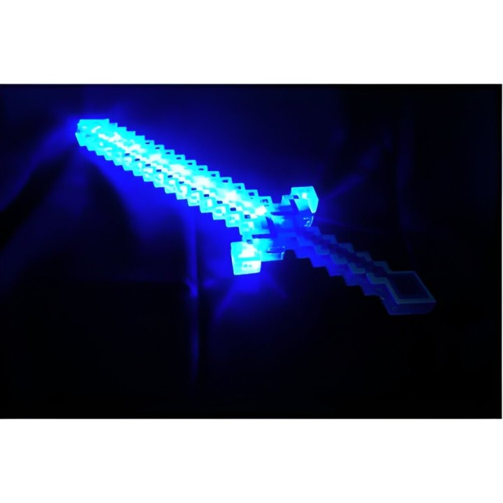Juguete Espada Minecraft Diamante Niños Led Sonido