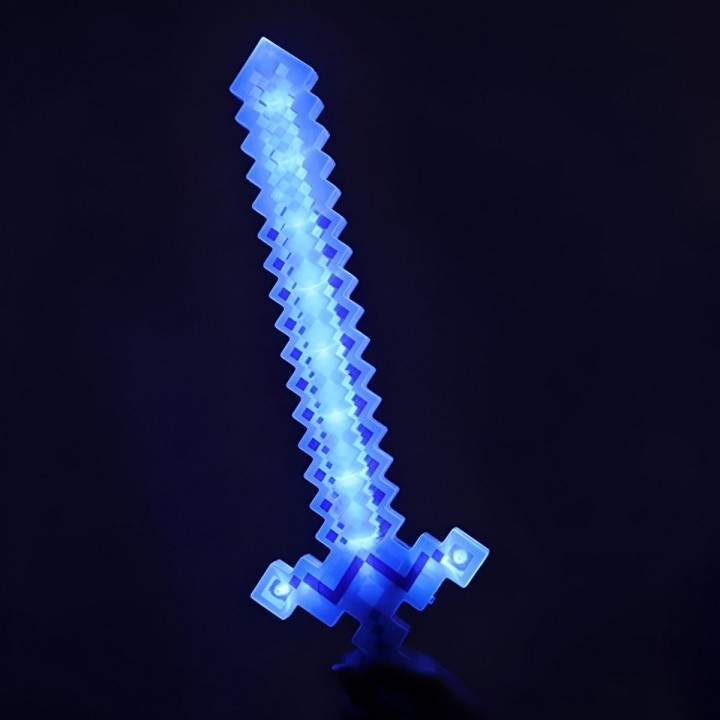 Juguete Espada Minecraft Diamante Niños Led Sonido