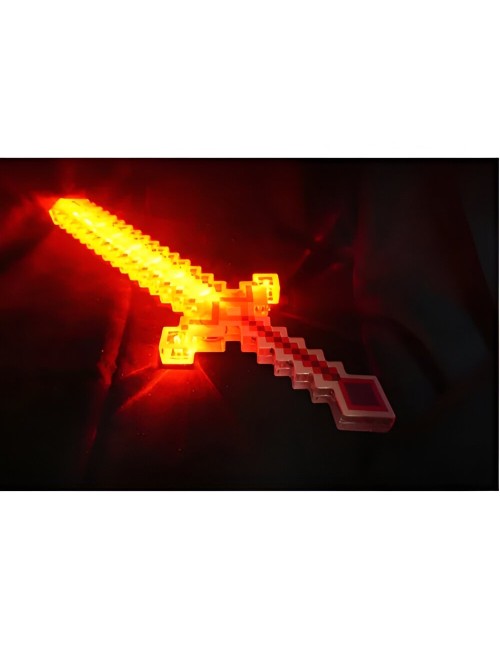 Juguete Espada Minecraft Diamante Niños Led Sonido