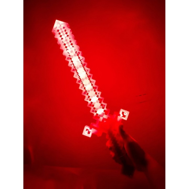 Juguete Espada Minecraft Diamante Niños Led Sonido