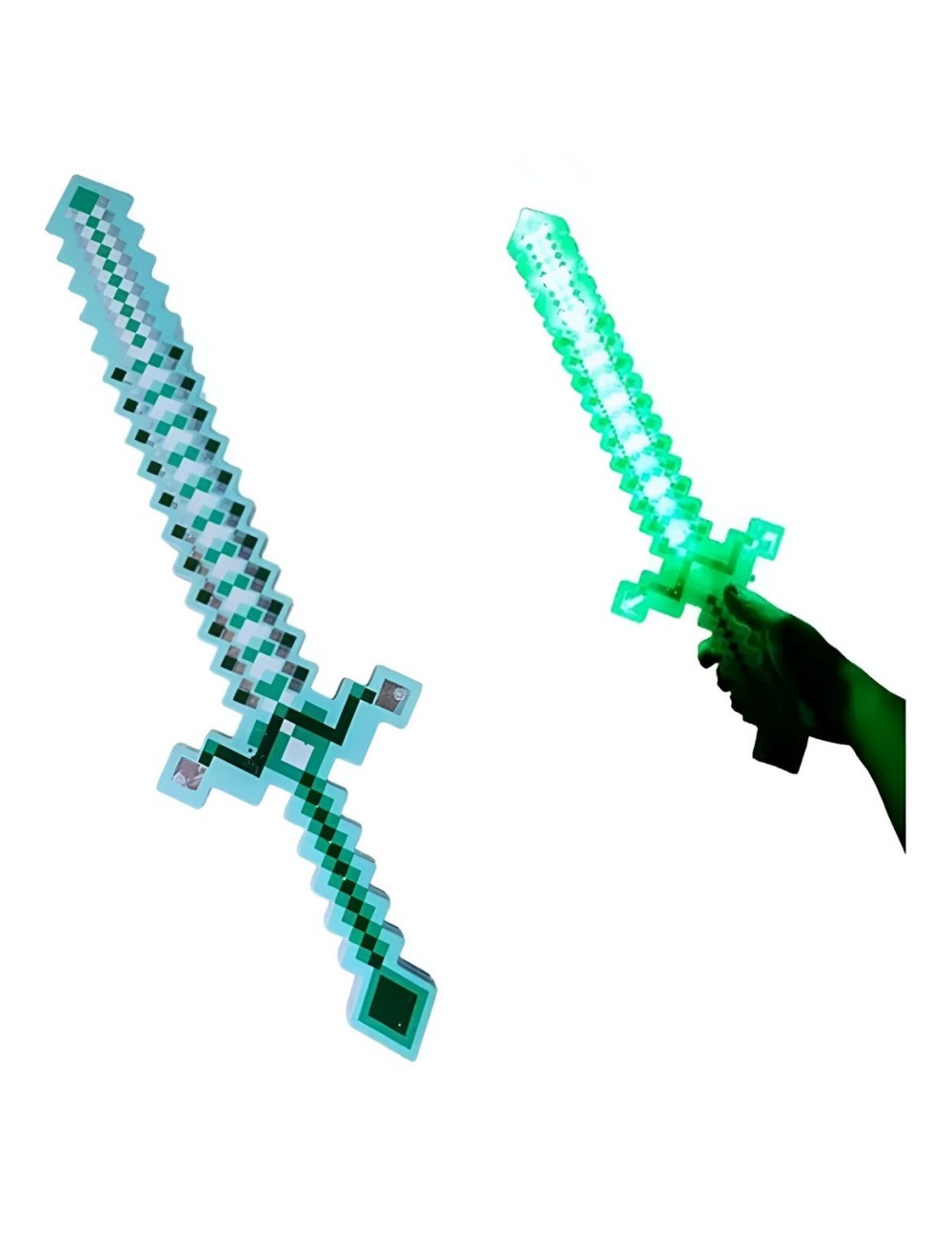 Juguete Espada Minecraft Diamante Niños Led Sonido