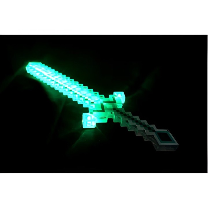 Juguete Espada Minecraft Diamante Niños Led Sonido