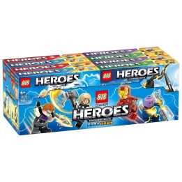 Comics Heroes X 4 Juguete Armable Armatodo Construcción Niño