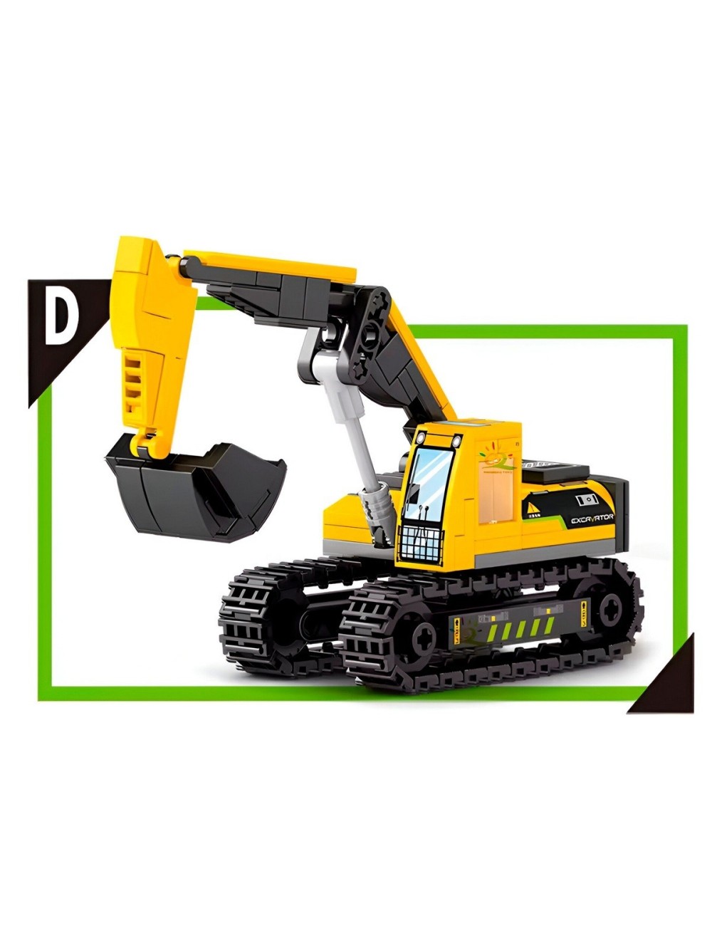 Bulldozer Grua X 4 Juguete Armable Armatodo Construcción