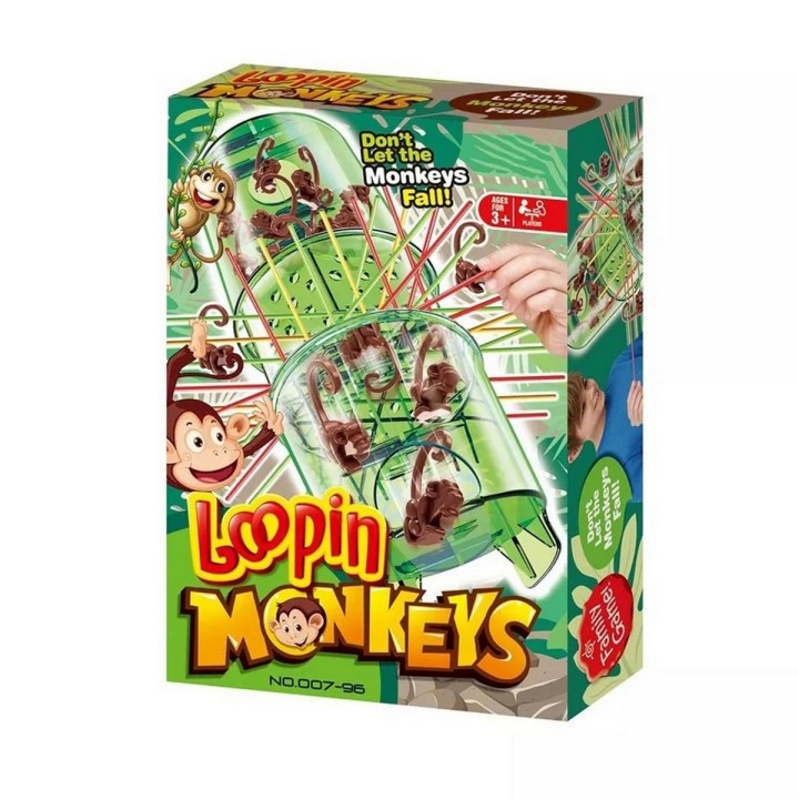 Jenga Mono Agilidad Destreza Juego Mesa Estrategia