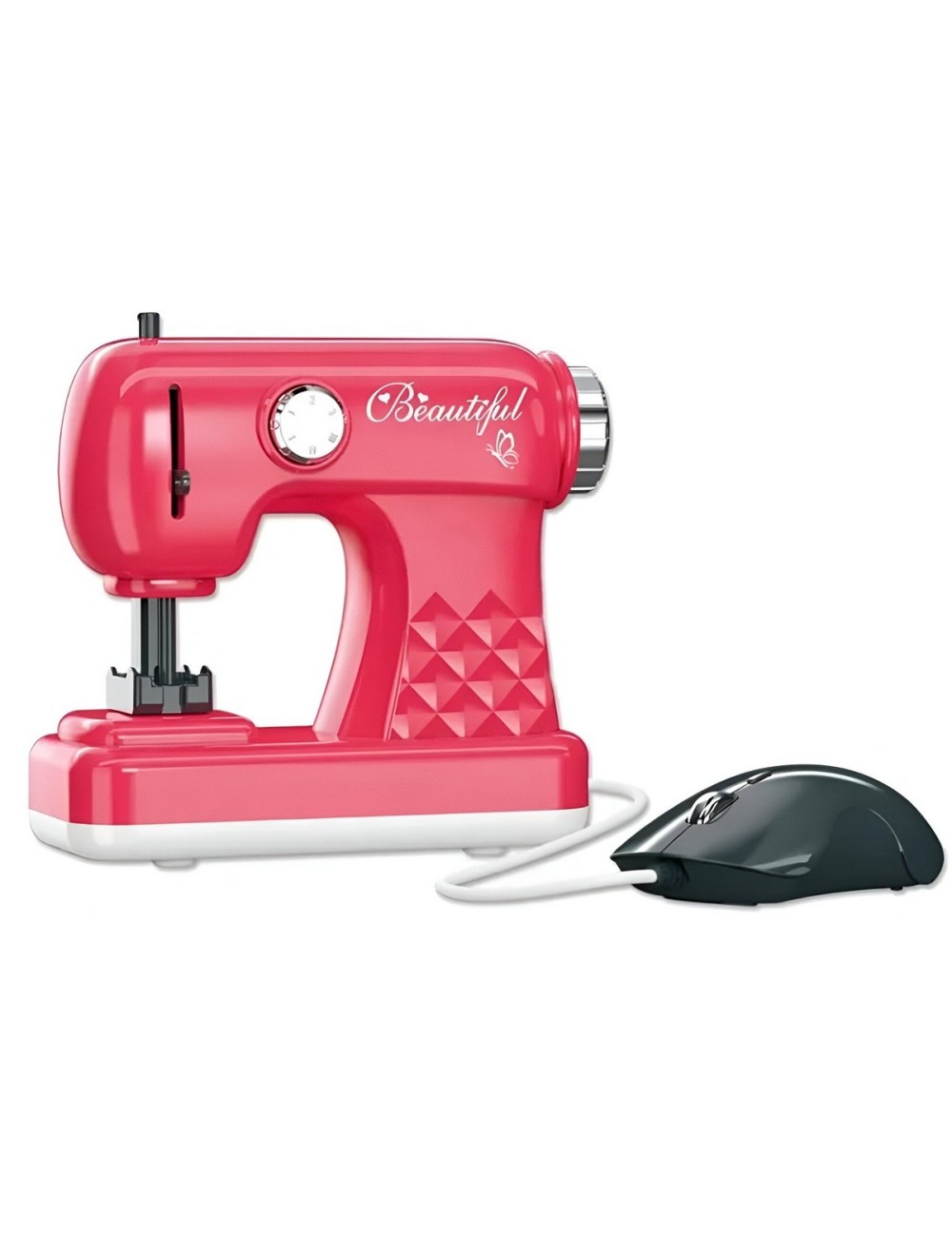 Maquina De Coser Para Niña De Juguete Mouse + Baterias