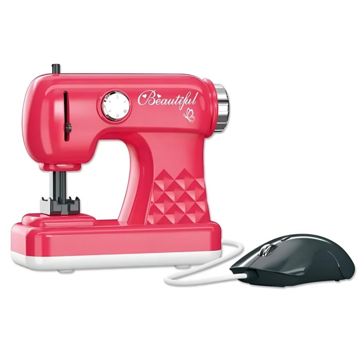 Maquina De Coser Para Niña De Juguete Mouse + Baterias