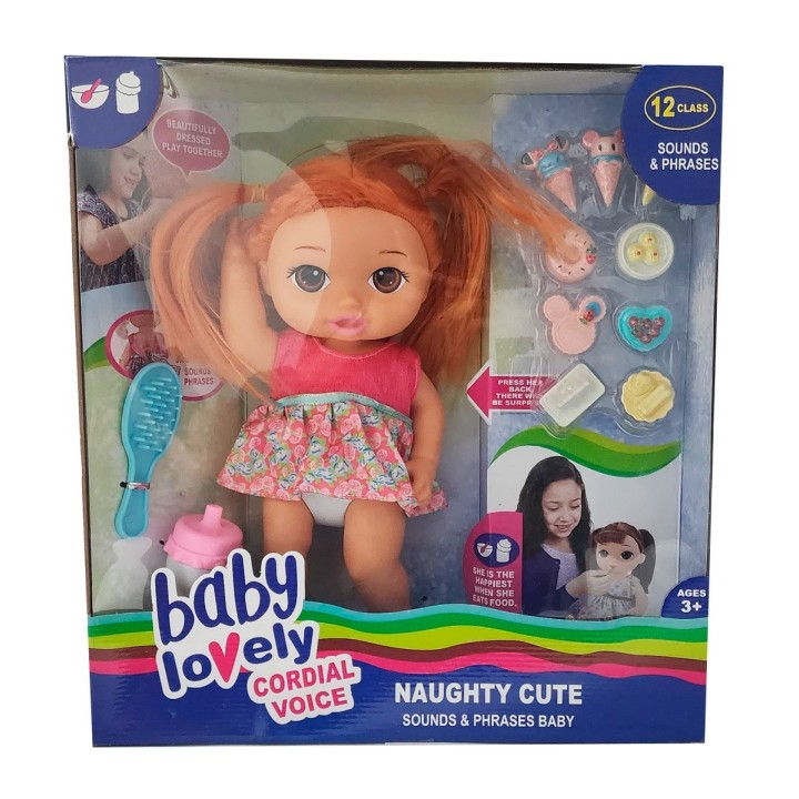 Muñeca Bebe Vestido Tetero Niñas Accesorios Infantil Juguete