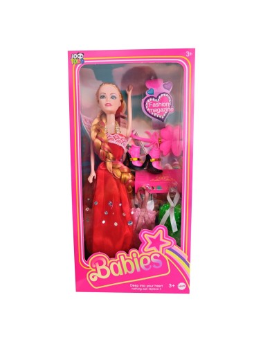 Muñeca Vestido Accesorios Zapato Juguete Niñas Interactiva