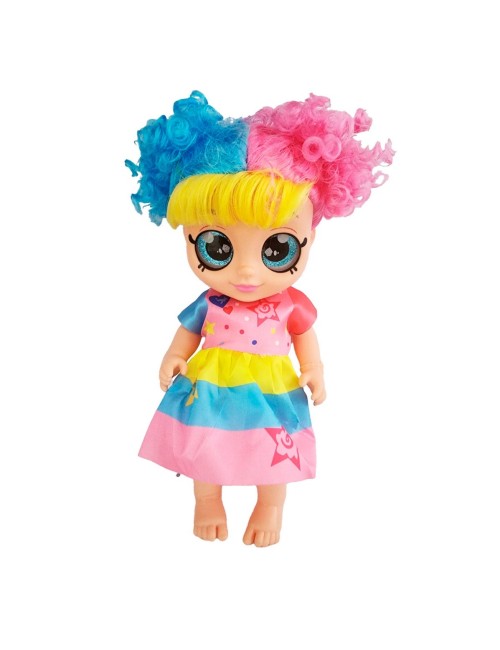 Muñeca Ojos Expresivos Bebe Con Sonidos Juguete Niñas