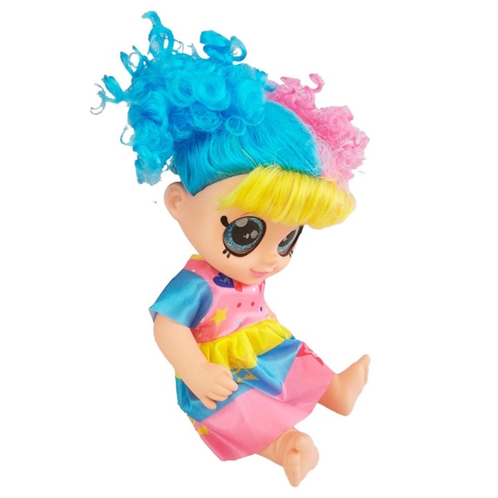 Muñeca Ojos Expresivos Bebe Con Sonidos Juguete Niñas