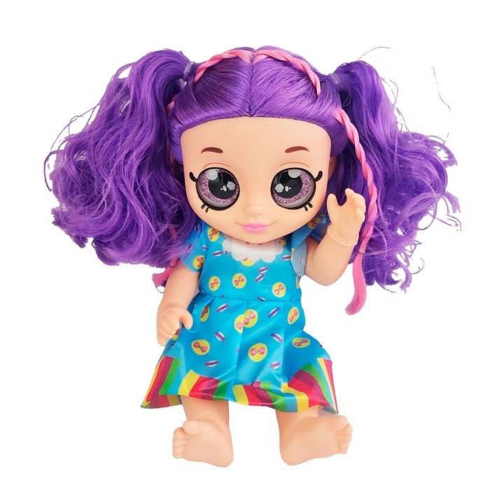 Muñeca Ojos Expresivos Bebe Con Sonidos Juguete Niñas
