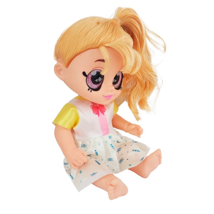 Muñeca Ojos Expresivos Bebe Con Sonidos Juguete Niñas