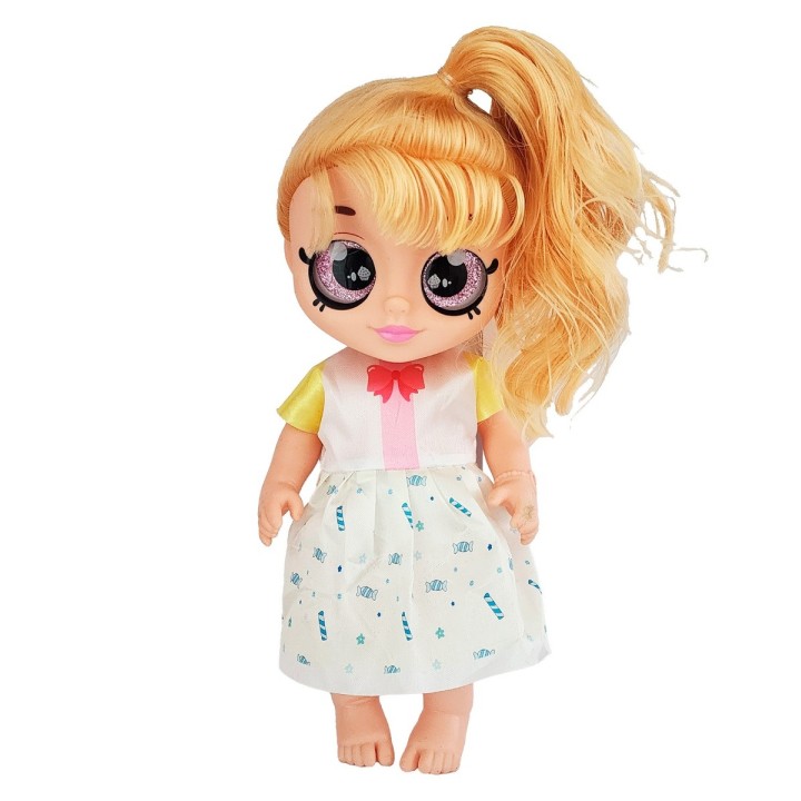 Muñeca Ojos Expresivos Bebe Con Sonidos Juguete Niñas