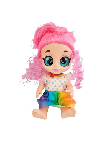 Muñeca Ojos Expresivos Bebe Con Sonidos Juguete Niñas